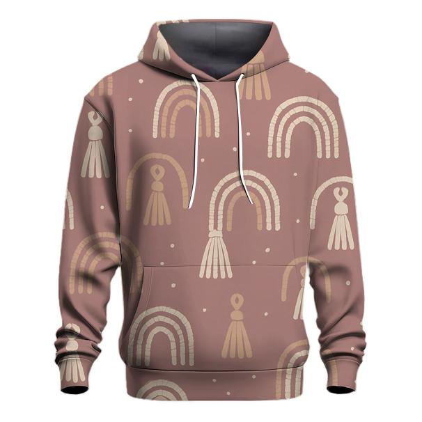 Bohemian Macrame Arches lightweight hoodies