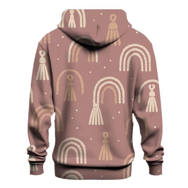 Bohemian Macrame Arches lightweight hoodies