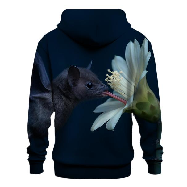 Night Bloom Pollination Long Tongued Bat designer hoodies