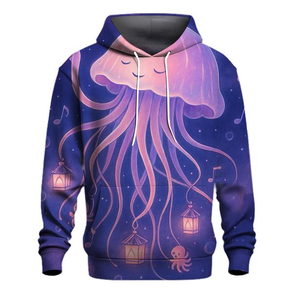 Lantern Jellyfish Orchestra embroidered hoodies