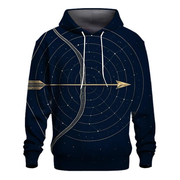 Precision Archery Star Map graphic hoodies