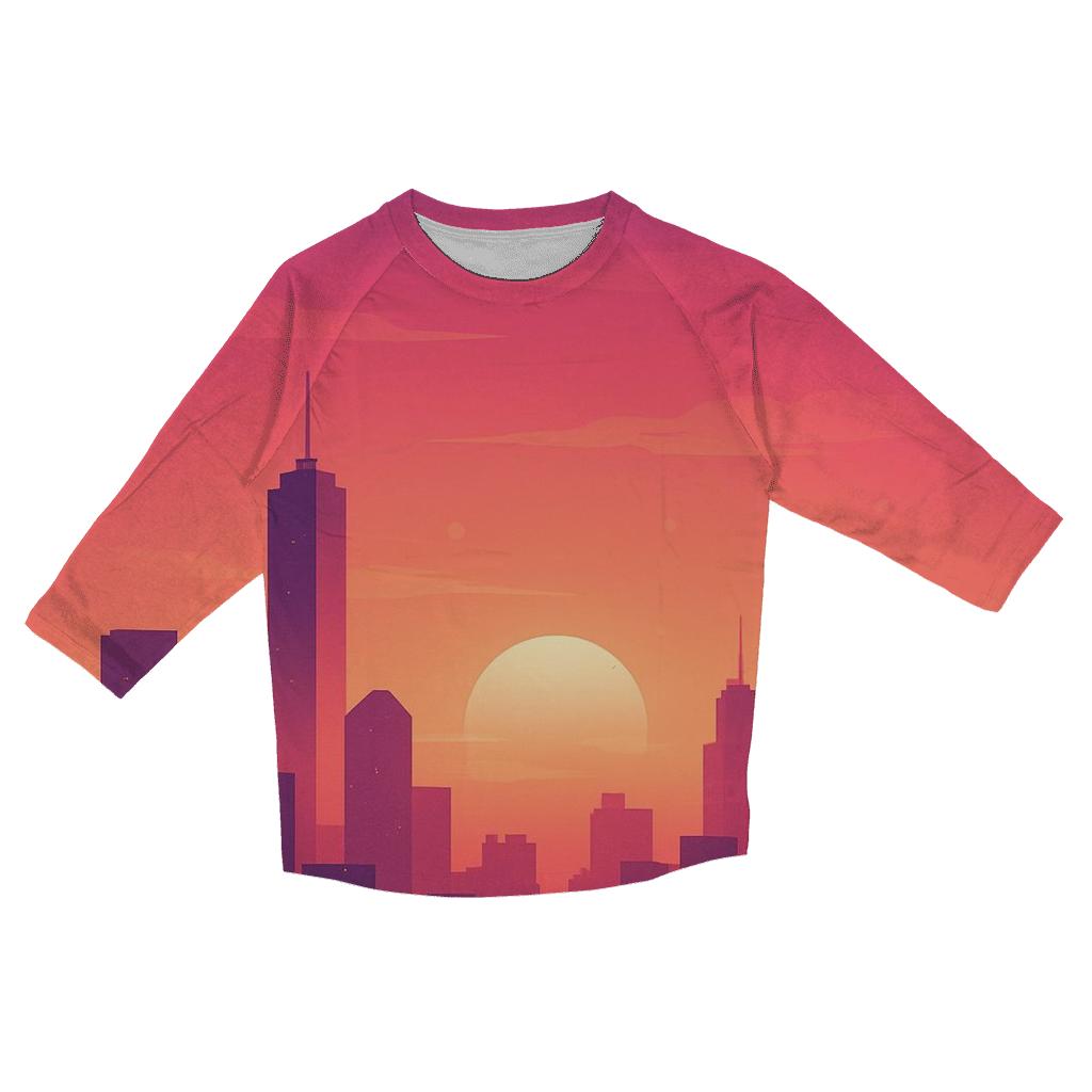 Skyline Afterglow Drift cotton quarter sleeve shirts