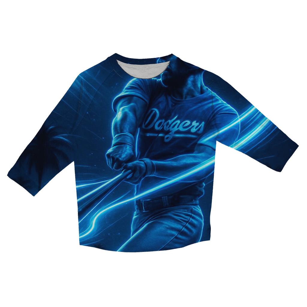 Electric Swing Over The Palm Lined Diamond stylish quarter sleeve tops
