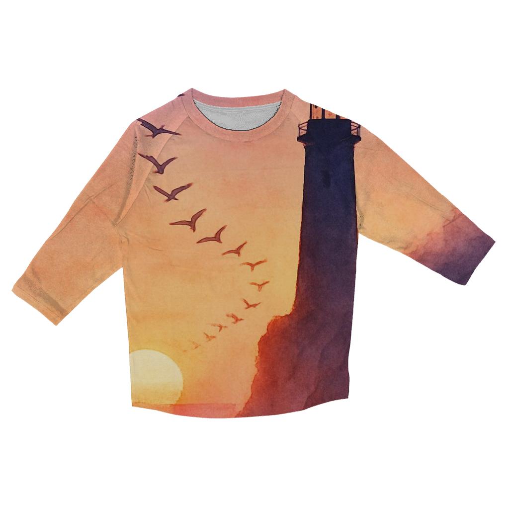 Lighthouse Horizon Bloom cotton quarter sleeve shirts