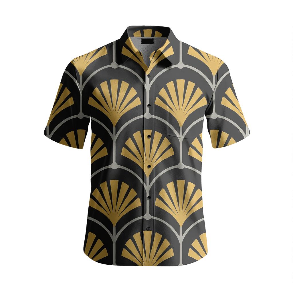 Art Deco Zenith Sunray Fan Trellis personalized embroidery shirts