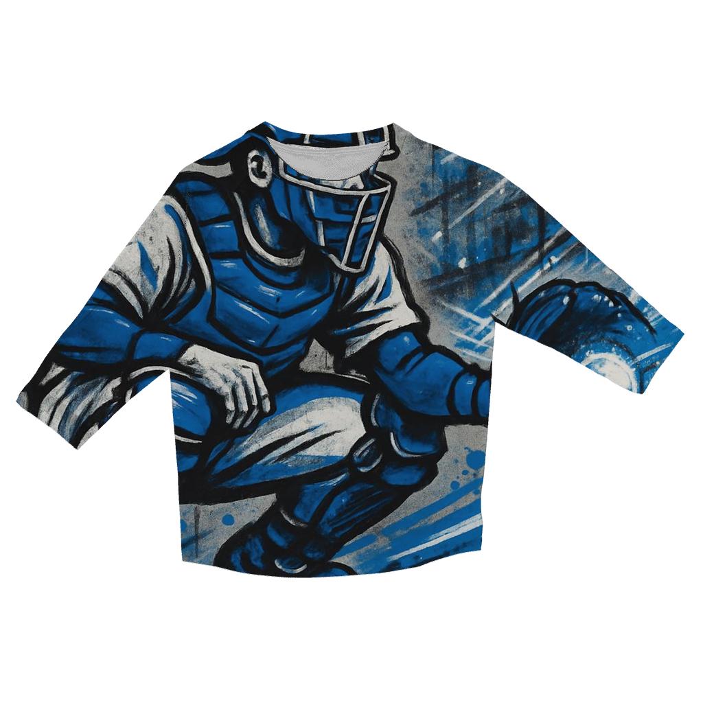 Graffiti Diamond Night Rush stylish quarter sleeve tops