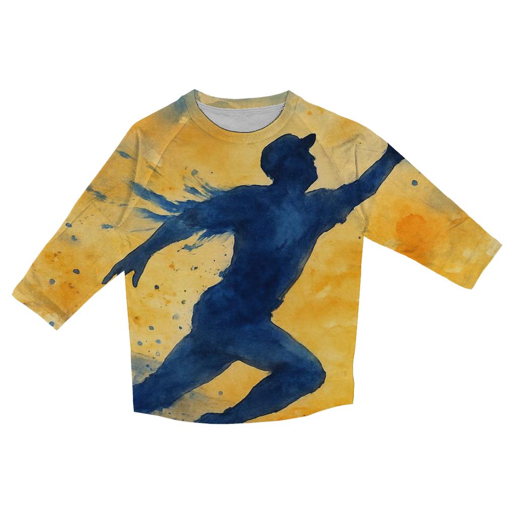 Blue Jays Sunset Outfield Glide custom 3/4 sleeve shirts