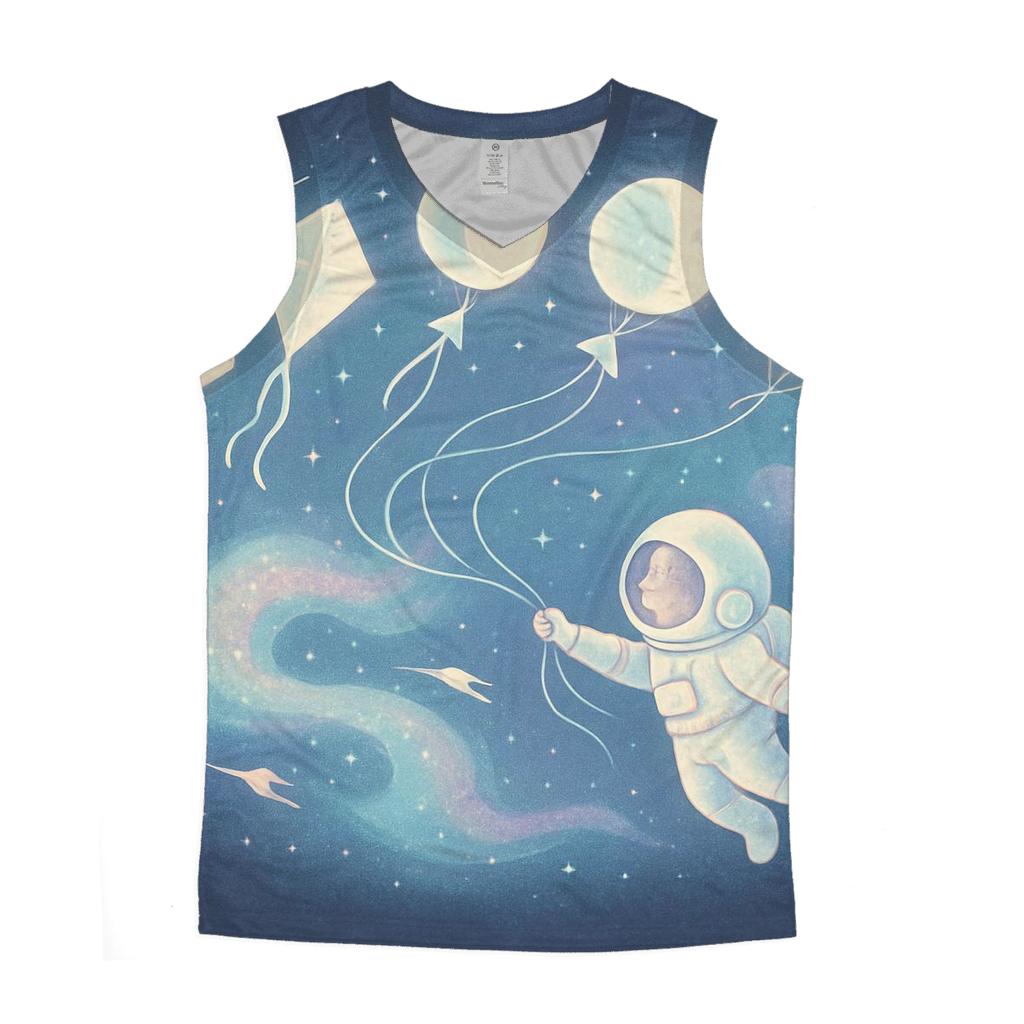 Moon Phase Kite Parade designer workout tanks