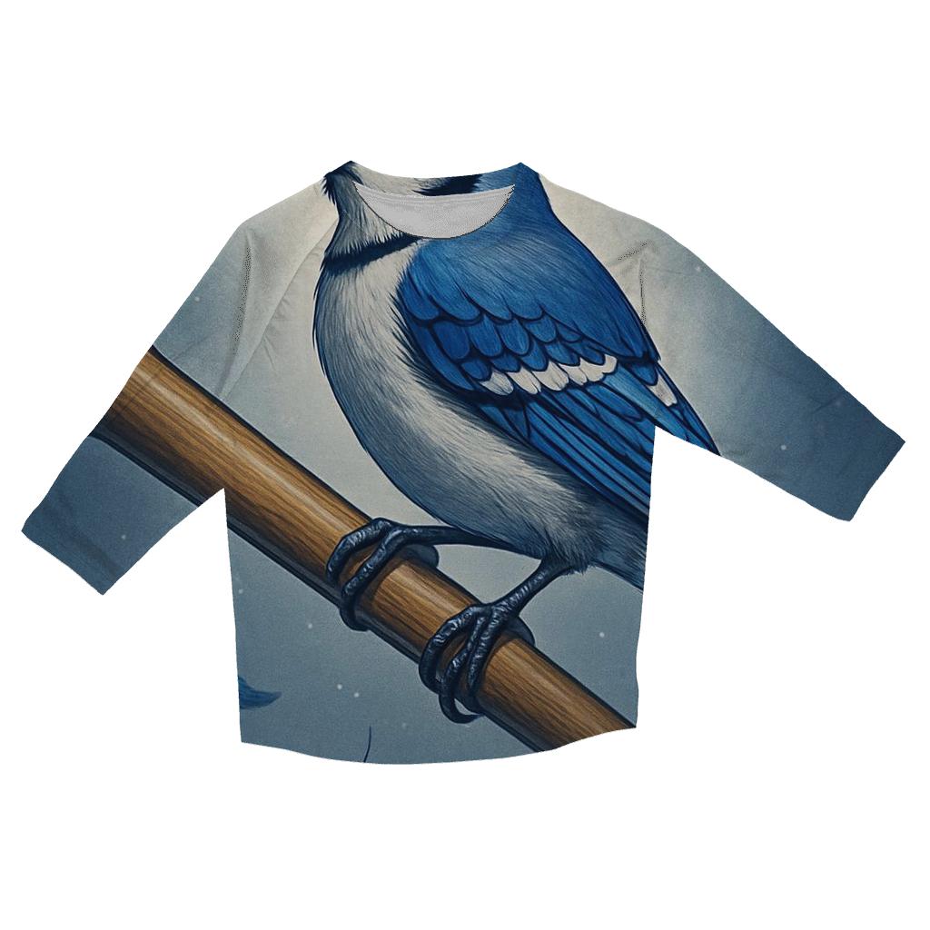 Blue Jays Winged Bat Perch personalized 3/4 sleeve tees