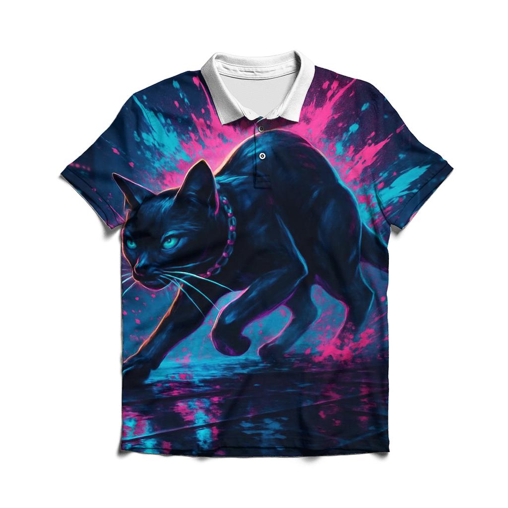 Prism Prowler Alley Cat custom polo shirts