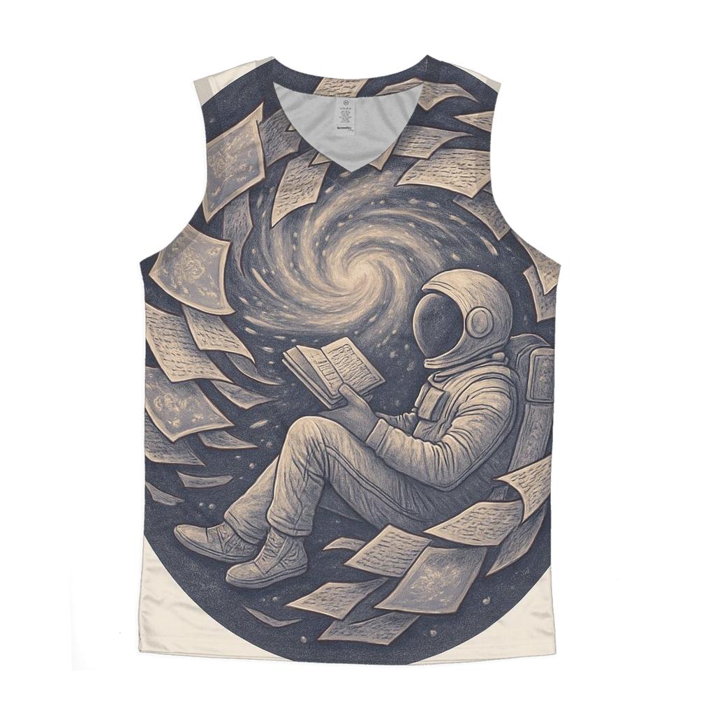 Subspace Library Of Floating Pages cotton sleeveless tops