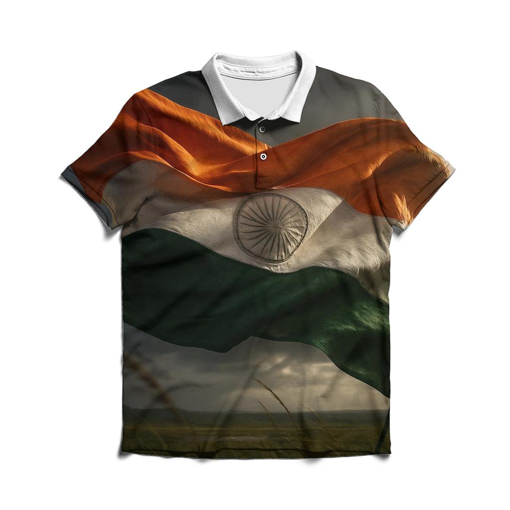 Saffron Storm India stylish collar polo tees