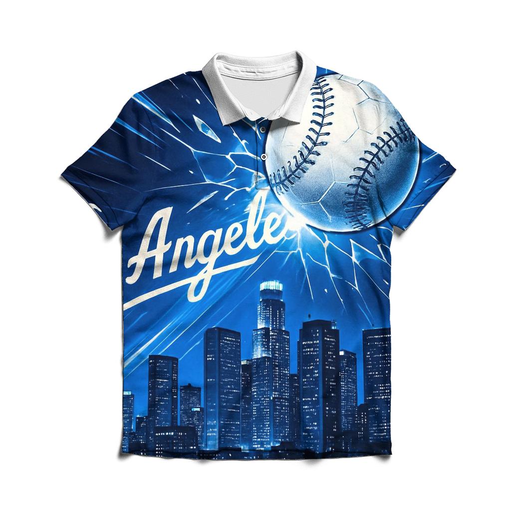 Skyline Impact Baseball Burst designer slim fit polos