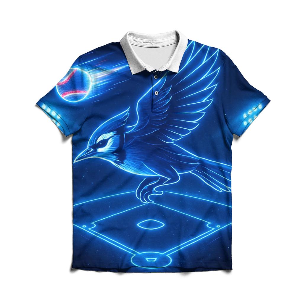Blue Jays Aurora Diamond Rush embroidered polo tops