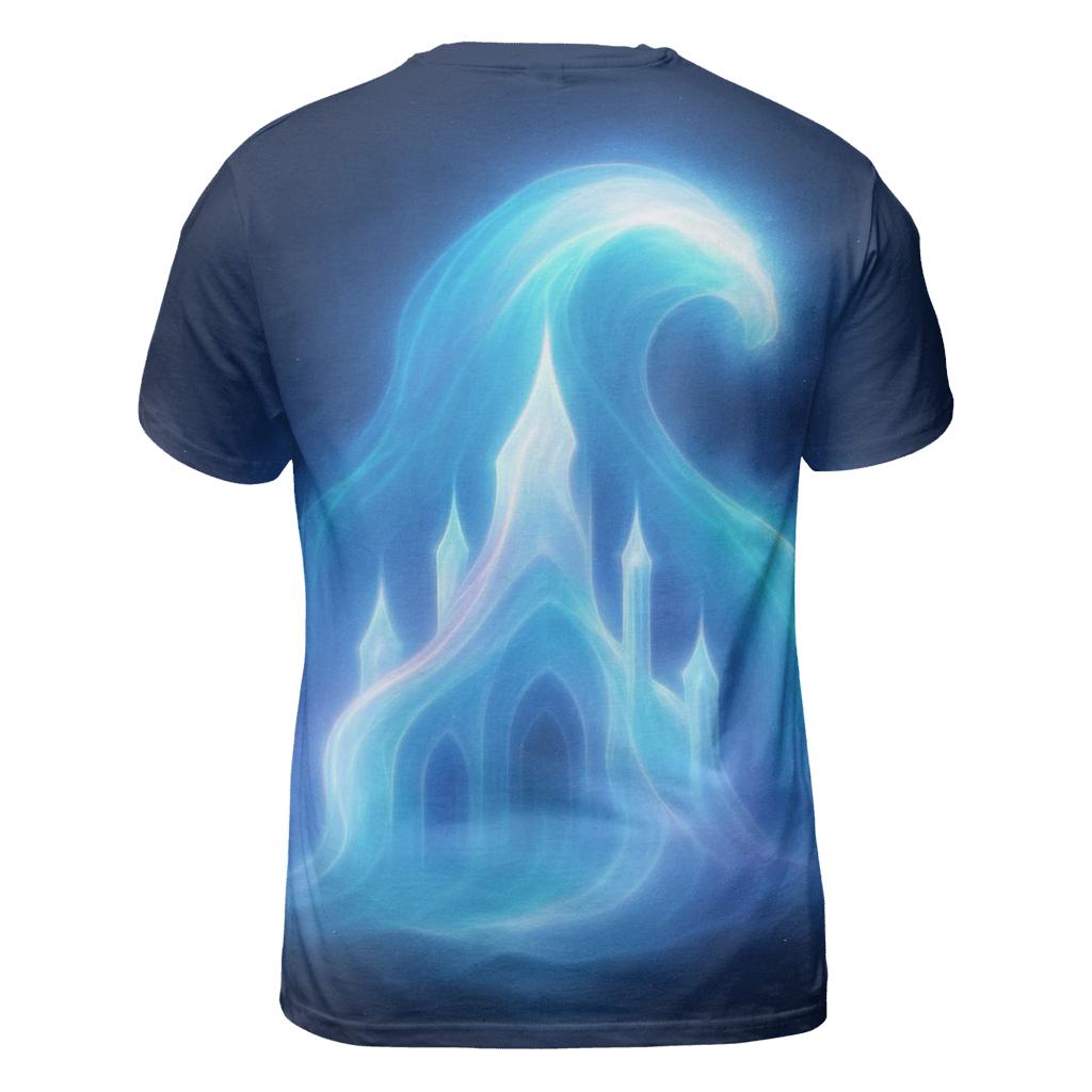 Prismatic Tidal Cathedral statement graphic shirts