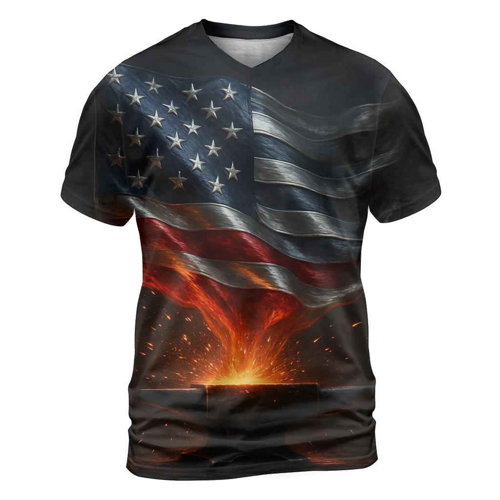 Forge Of Liberty Flag designer pattern shirts