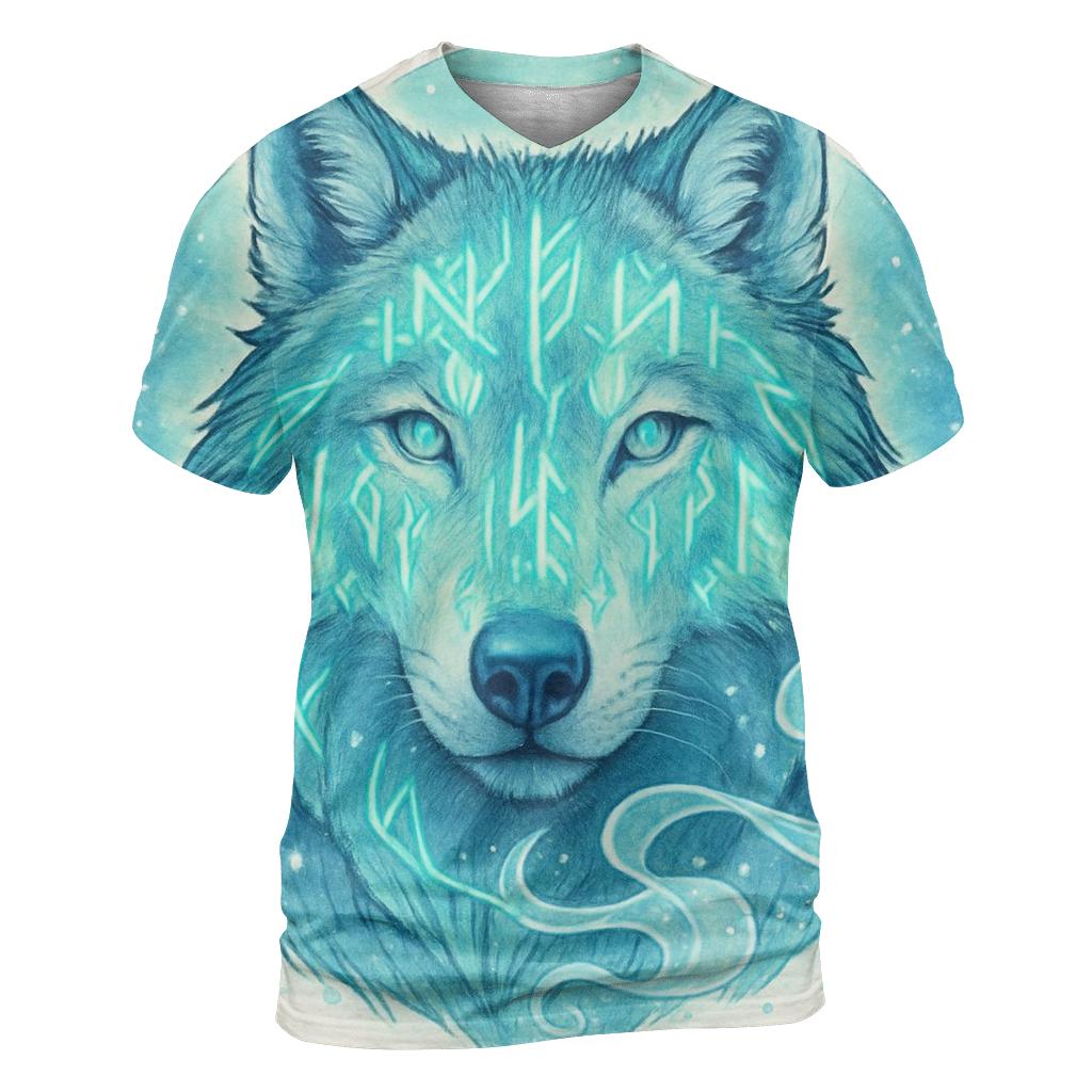 Aurora Scribe Wolf trendy printed shirt styles