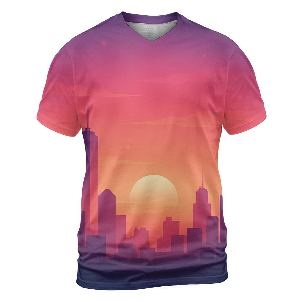 Skyline Afterglow Drift designer pattern shirts