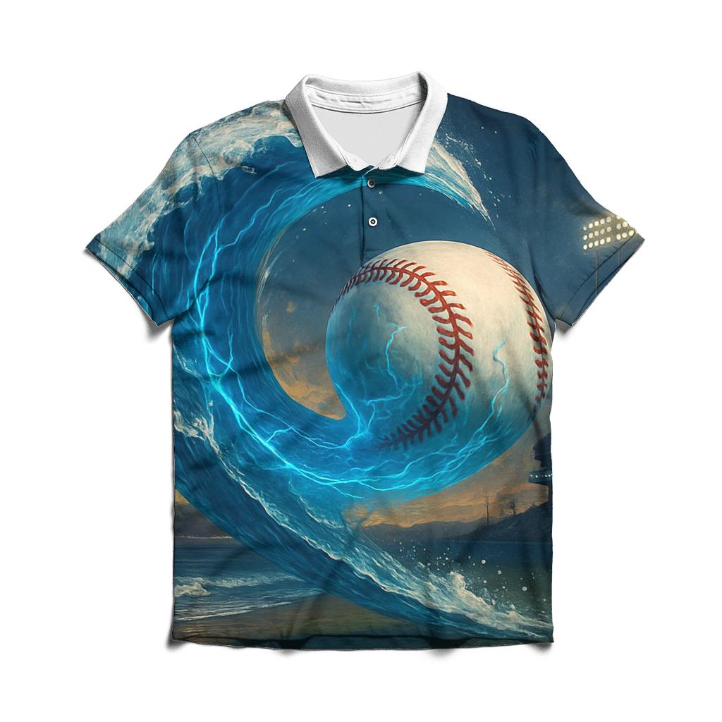 Coastline Curveball Mirage classic pique polos