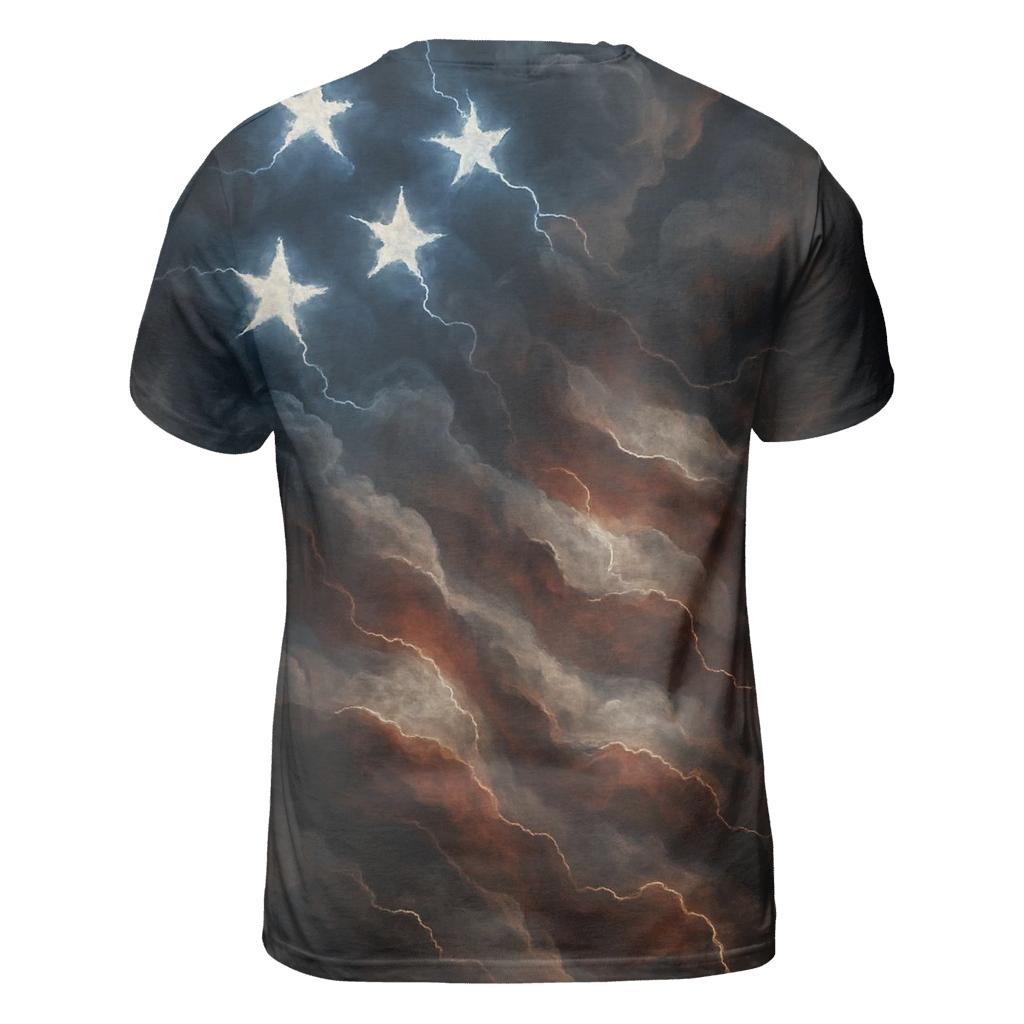 Stormfront Stripes Lightning Flag designer pattern shirts