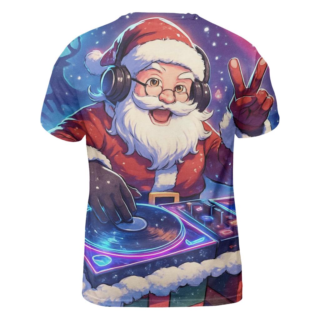 Santa DJ Blizzard Drop designer pattern shirts