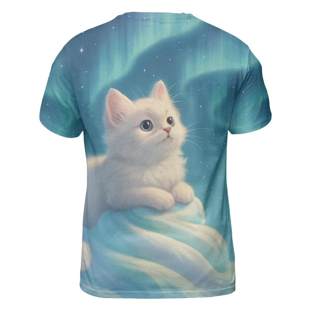Aurora Ice Cream Dream Cat creative print fashion shirts