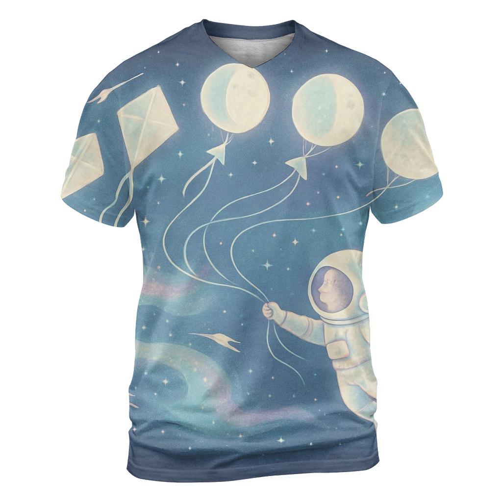 Moon Phase Kite Parade designer pattern shirts