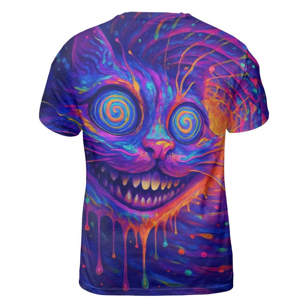 Psychedelic Spiral Cheshire Drift designer pattern shirts