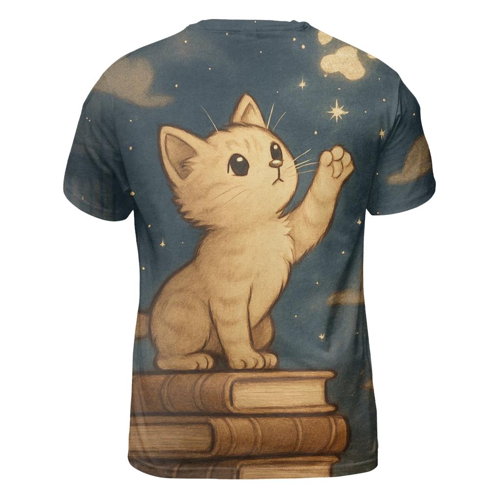 Library Of Floating Cat Constellations custom all-over print shirts