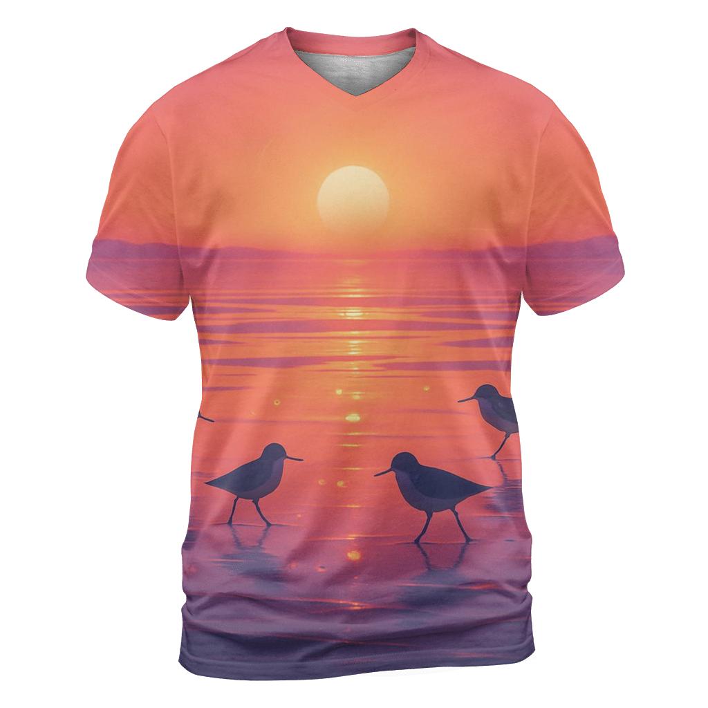 Tidal Flats Mirrorfire statement graphic shirts