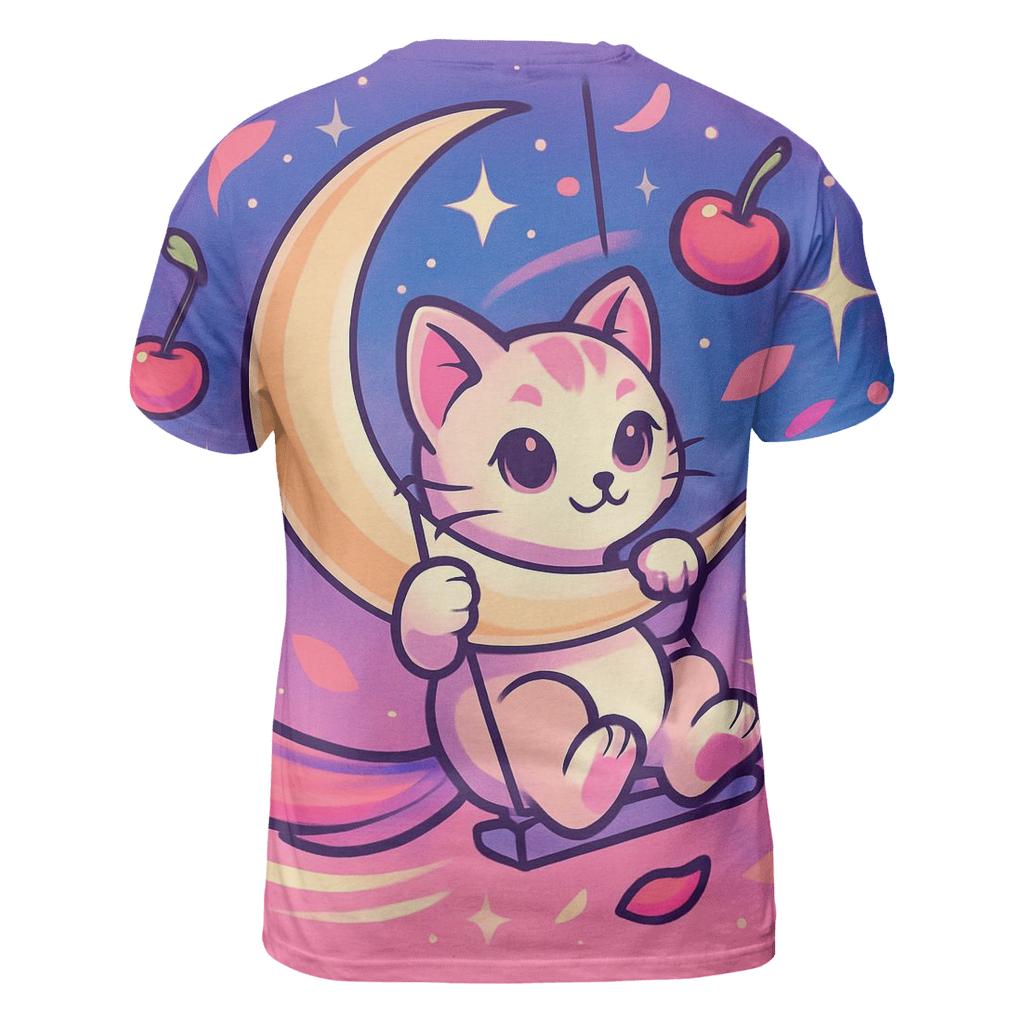 Cherry Comet Swing Kitten statement graphic shirts