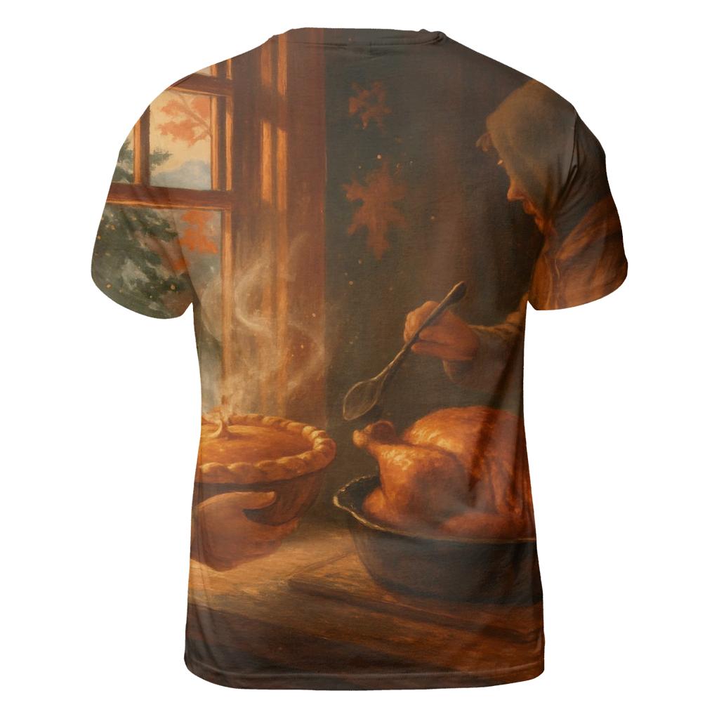 Cozy Cabin Feast Prep Night trendy printed shirt styles