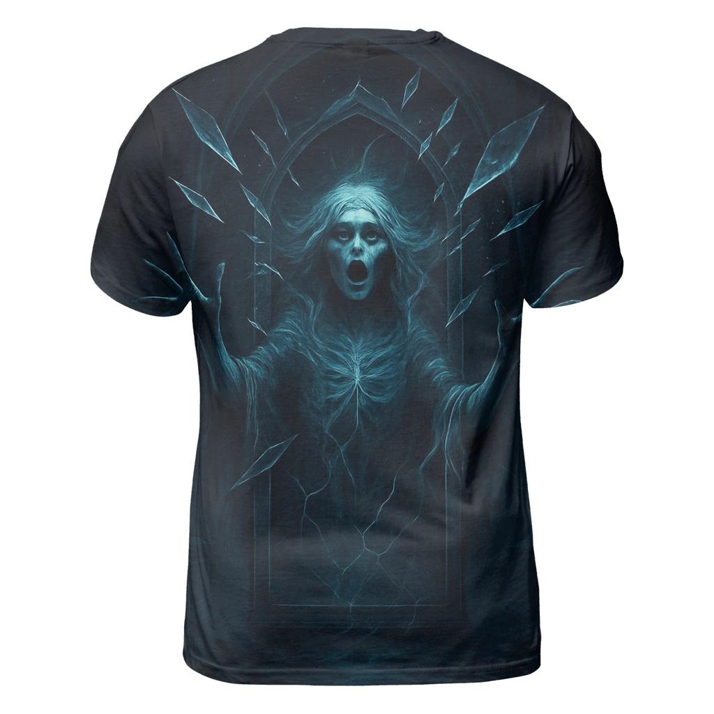 Moonlit Crypt Of The Mirror Banshee artistic all-over print tops