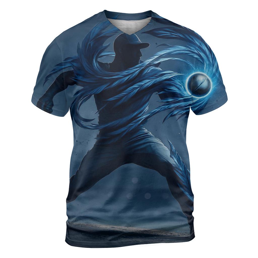 Featherstorm Pitch With Blue Jays Focus custom all-over print shirts