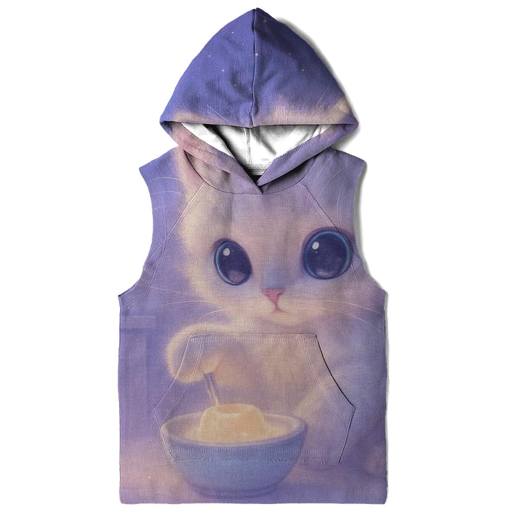 Moonlit Pudding Kitten heavyweight hoodies