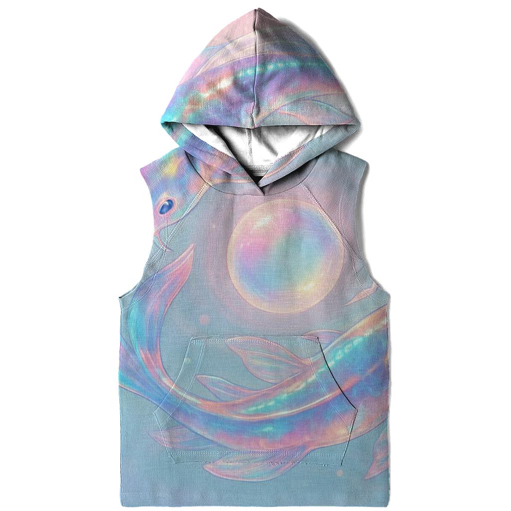 Aurora Glass Koi Spiral pullover hoodies