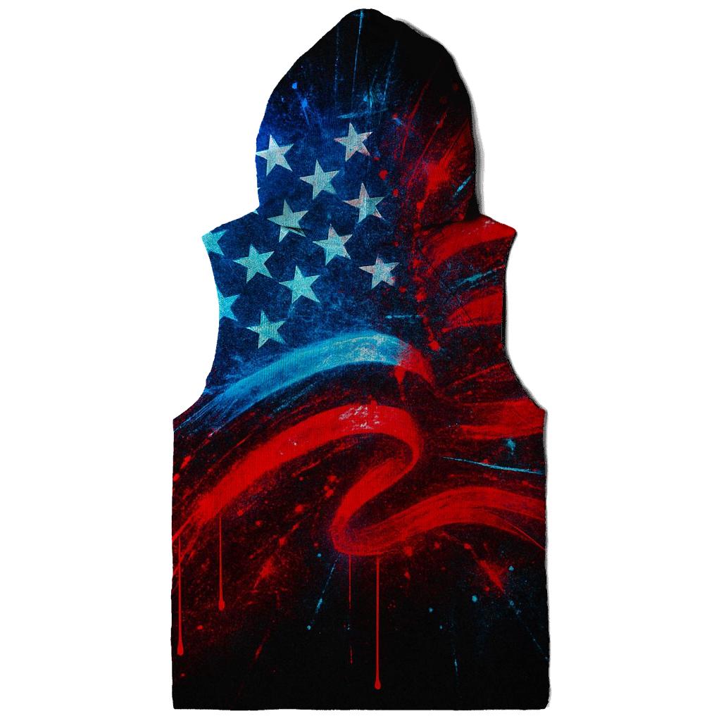 Neon Rebellion Stars And Stripes zip-up hoodies