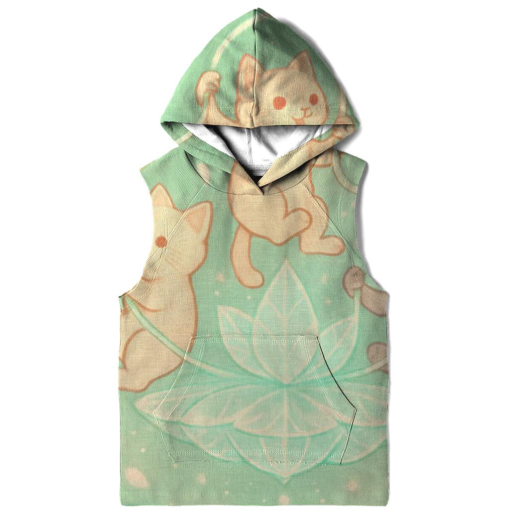 Crystal Garden Cat Carousel pullover hoodies