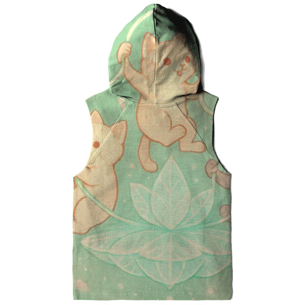 Crystal Garden Cat Carousel pullover hoodies