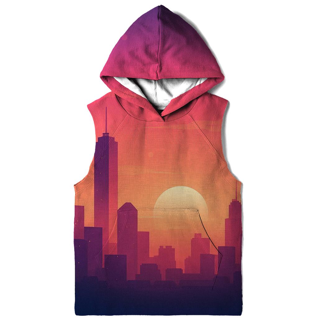 Skyline Afterglow Drift printed hoodies