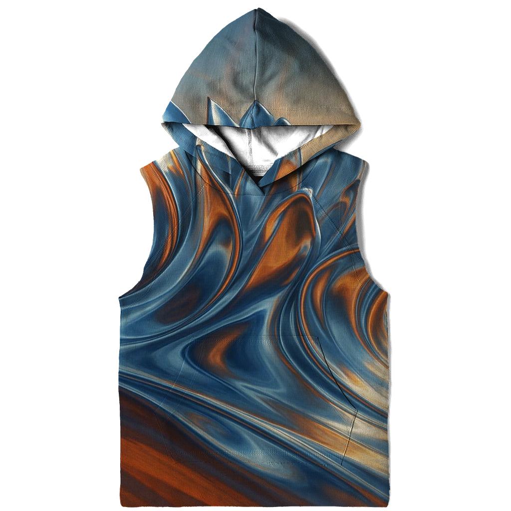 Chrome Mirage Dune Bloom graphic hoodies