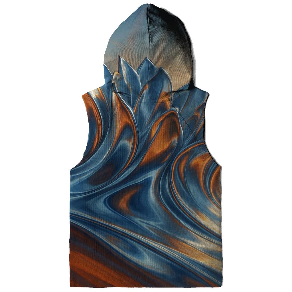 Chrome Mirage Dune Bloom graphic hoodies