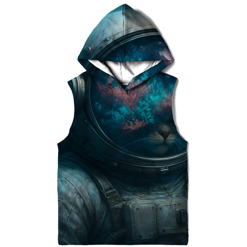 Coral Reef Astronaut Cat custom hoodies