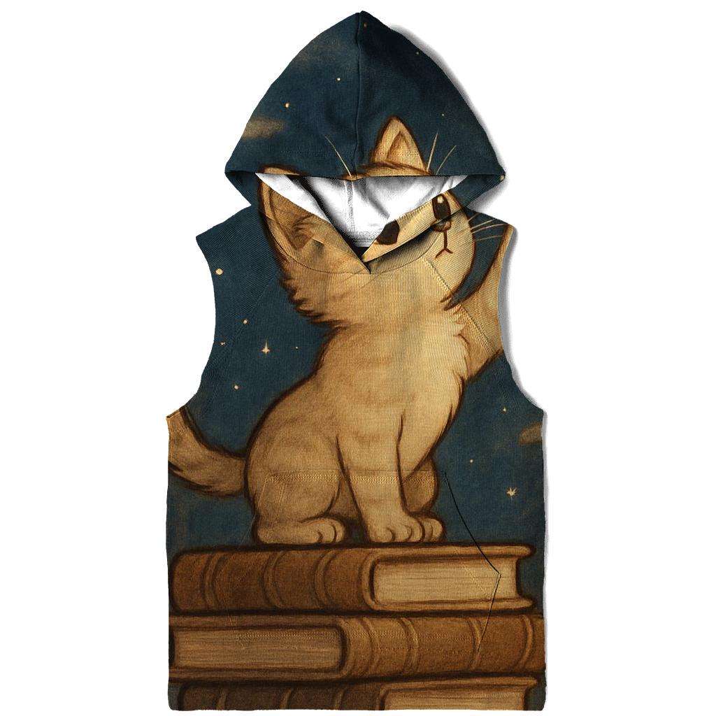 Library Of Floating Cat Constellations designer hoodies
