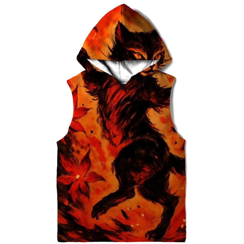 Volcanic Ember Dancer Cat premium hoodies