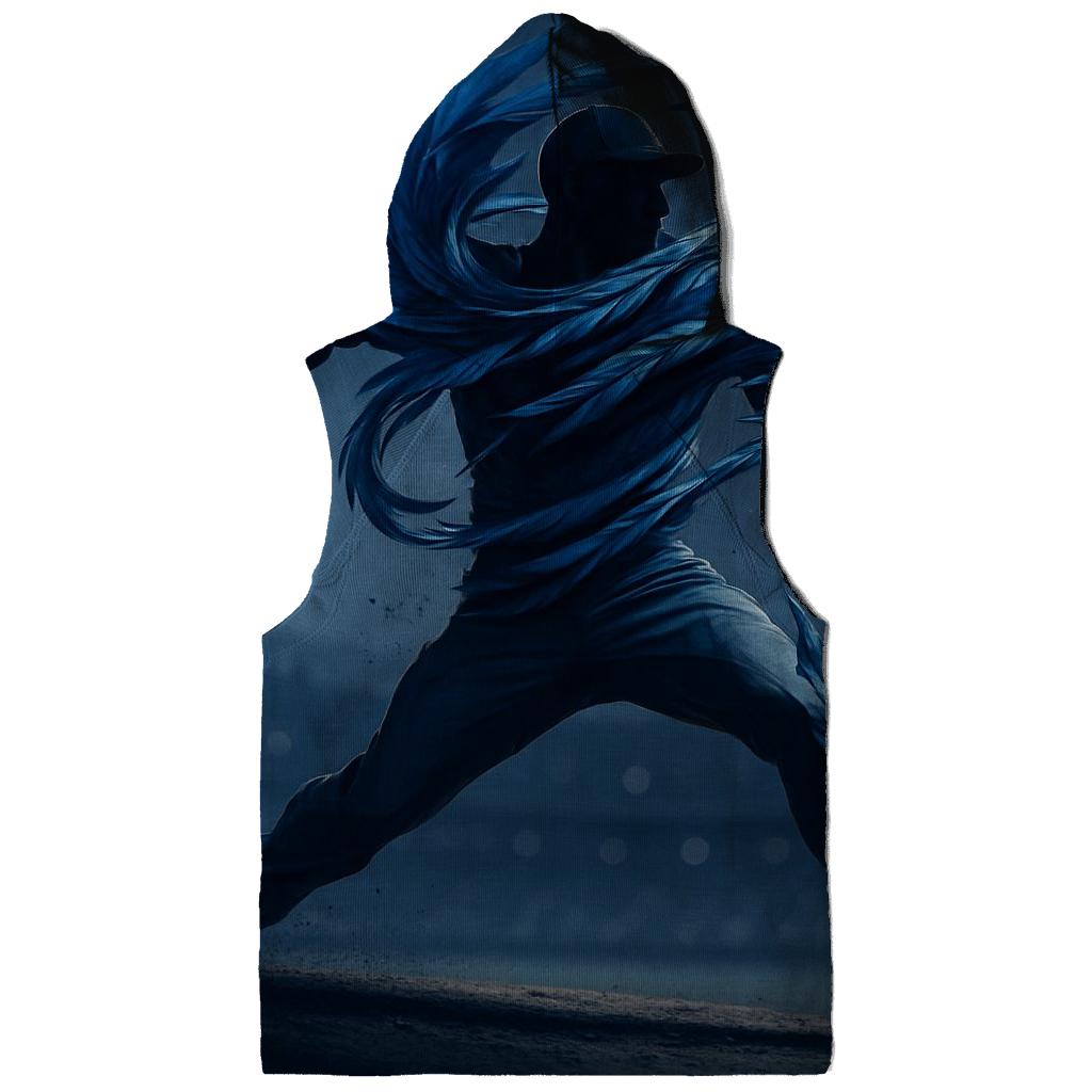Featherstorm Pitch With Blue Jays Focus zip-up hoodies