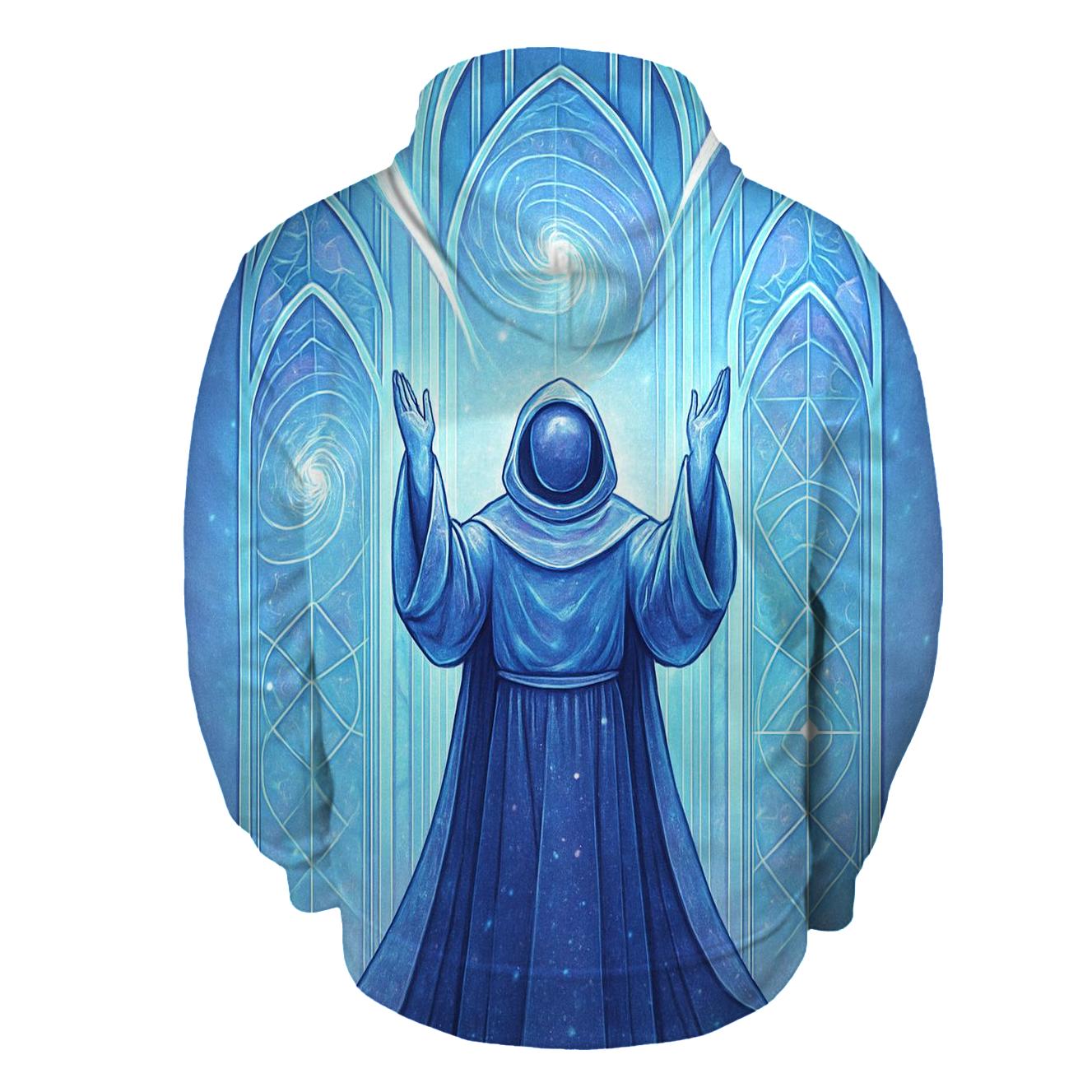 Cathedral Of Comet Glass zip-up hoodies