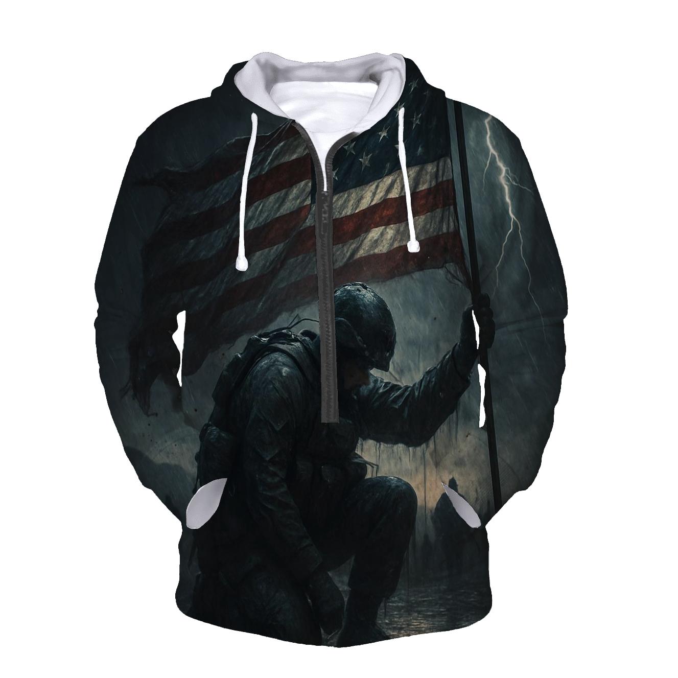 Valor Under Stormlight premium hoodies
