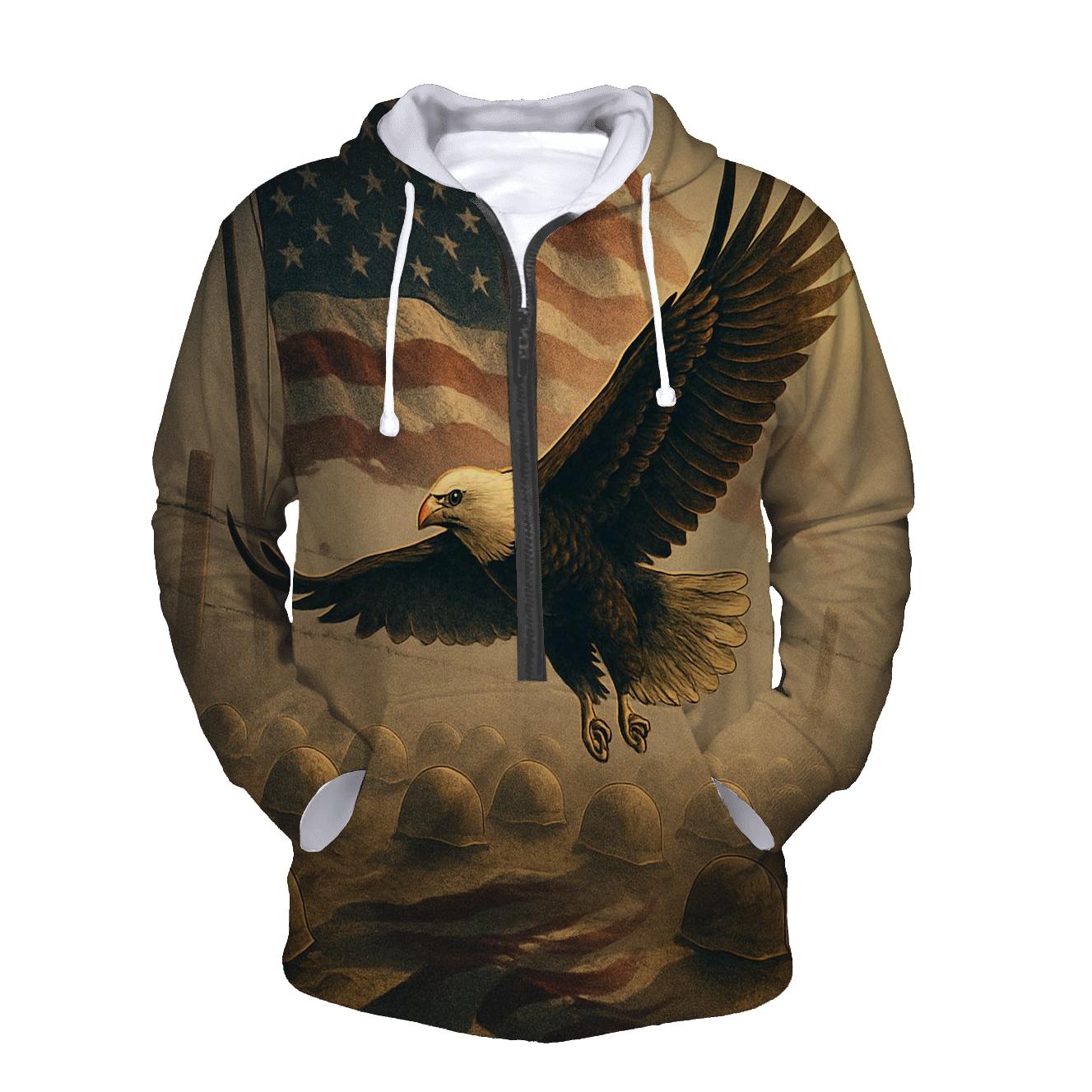 Silent Watch Over Freedom lightweight hoodies