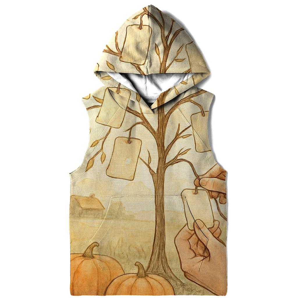 Sunlit Field Of Gratitude Notes Without Text graphic hoodies